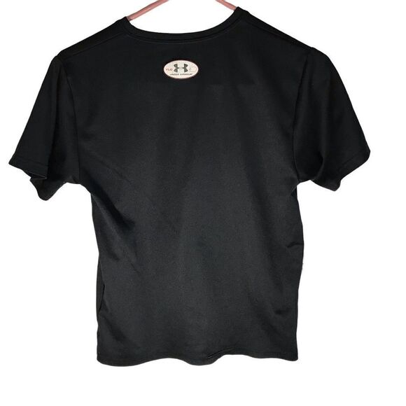 Under Armour heatgear basketball t-shirt youth large YL black - Picture 2 of 6